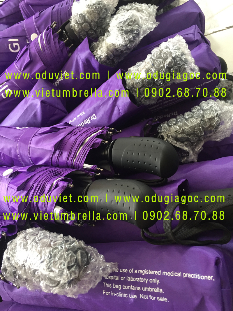 xưởng sản xuất ô dù cầm tay in logo quảng cáo
